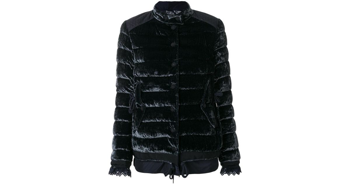Moncler Synthetic Giacca 'beatrice' in Blue - Lyst