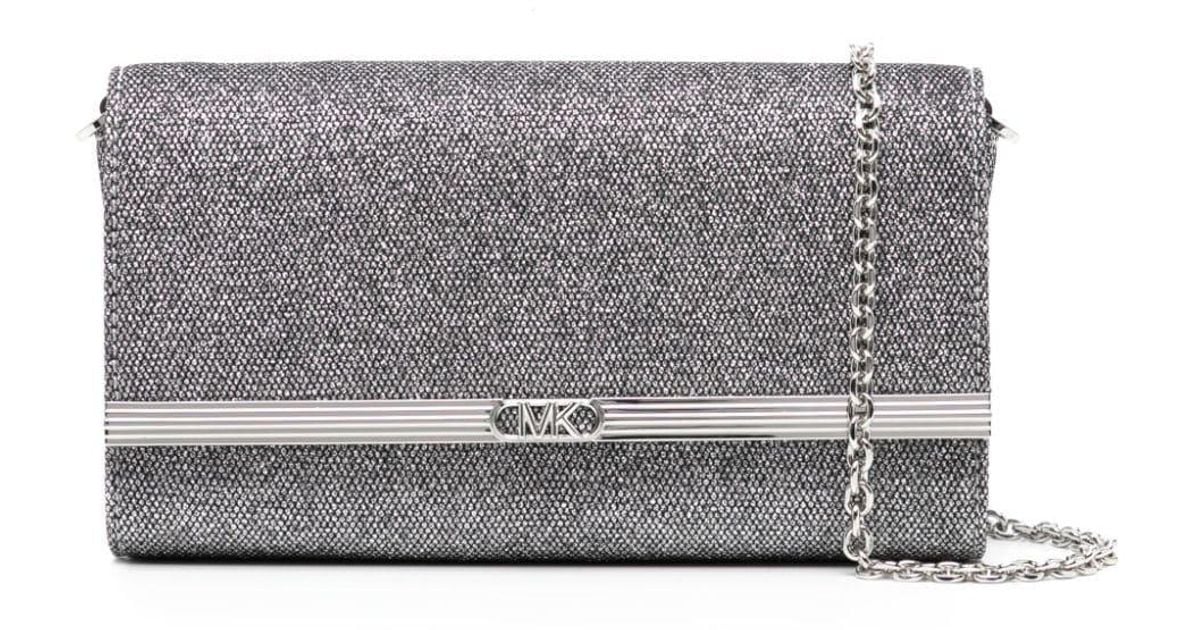 Michael kors grey clearance clutch