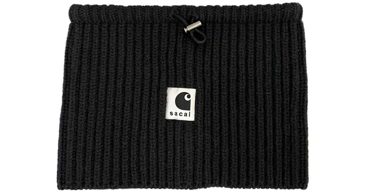 Sacai Carhartt WIP ネックウォーマー(黒) Sacai WOOL BLEND NECK WARMER SACAI X CARHARTT WIP €200,00 EUR
