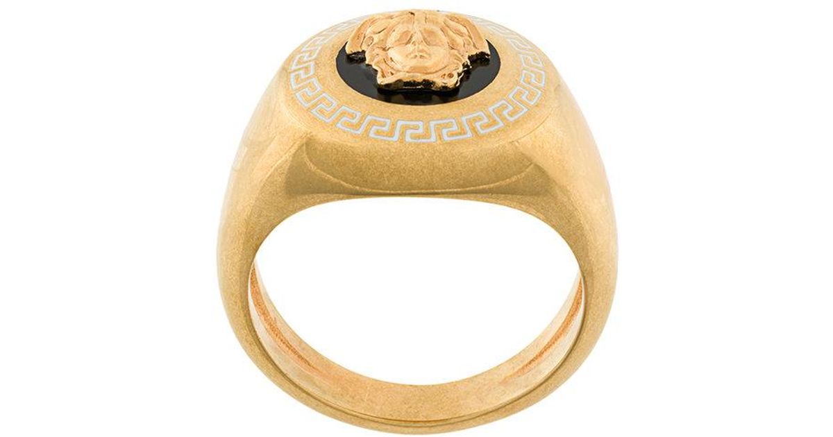 versace medusa tribute ring
