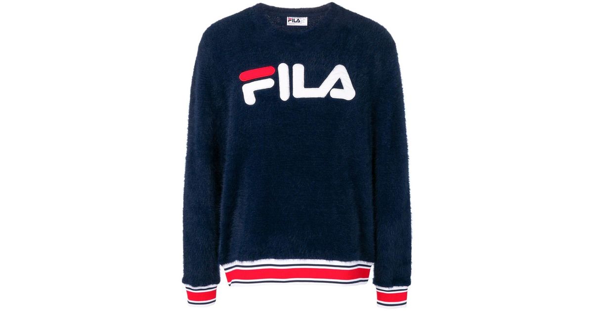 blue fila jumper