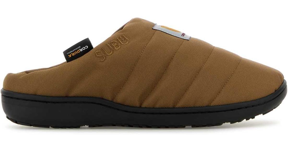 サンダル Carhartt Khaki CorduraAR Carhartt X Subu slippers Carhartt Khaki Corduraâ Carhartt X Subu Slippers in Brown | Lyst