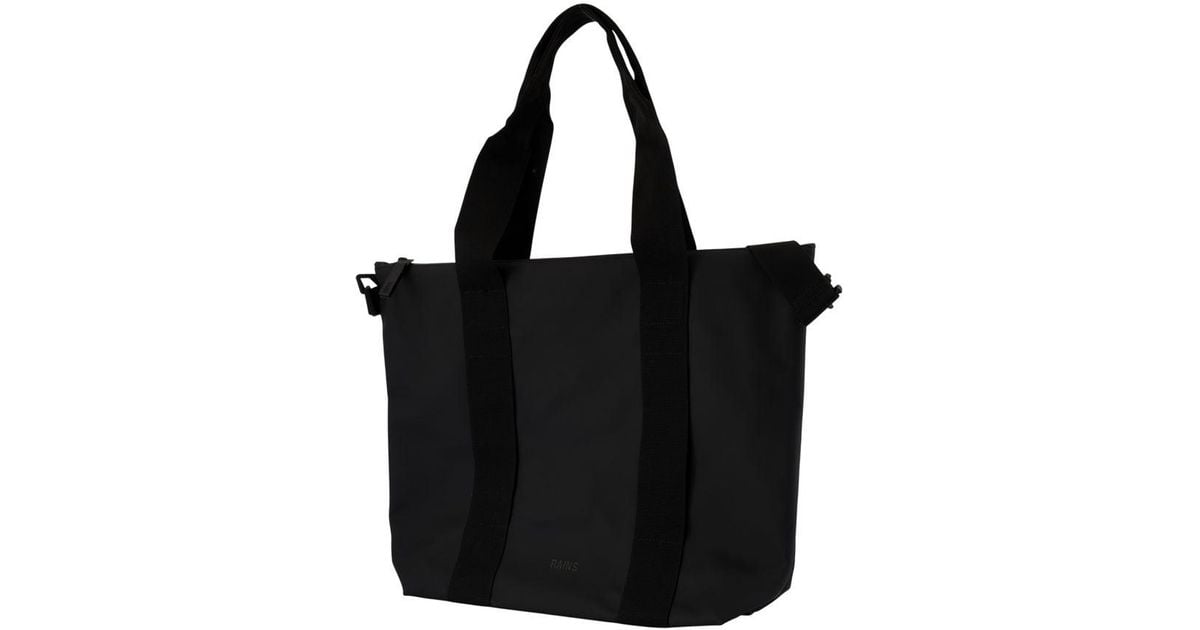 Rains 2 Way Tote Backpack Mini W3 Backpack in Black | Lyst