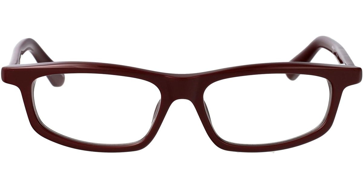 Jacquemus Bordeaux/ Optical Acetate Glasses in Brown | Lyst