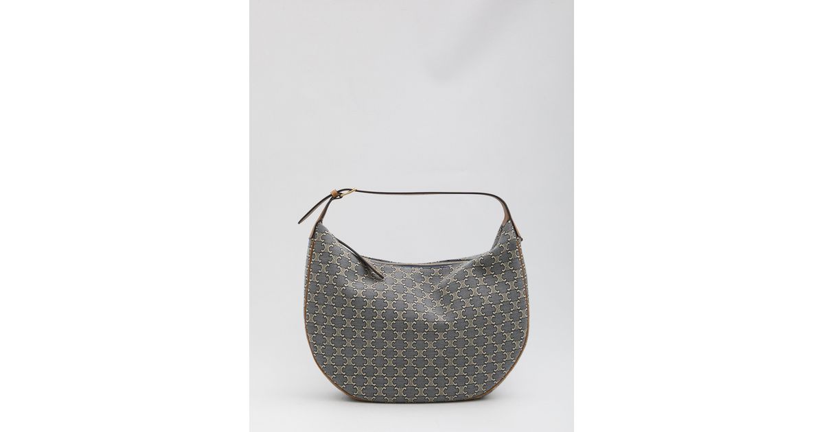 Celine Lulu Large Bag in Gray | Lyst