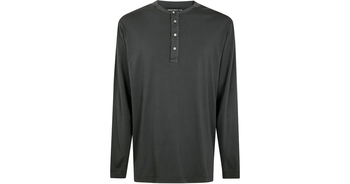 Tシャツ・カットソー DEPARTMENT FIVE AIFF SERAFINO T-SHIRT Department 5 Aiff Serafino T-Shirt in Gray for Men | Lyst