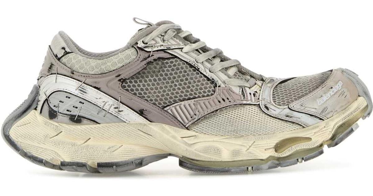 STAPLER SNEAKER IN GRAY POLYURETHANE AND POLYESTER main image 0