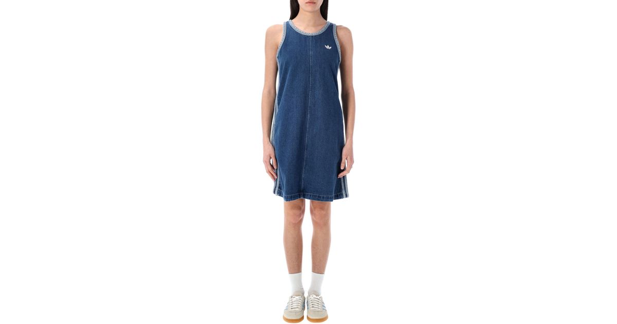 ★adidas originals★W ADICOLOR DENIM 3S TANK DRESS★追跡可 ☆adidas originals☆W ADICOLOR DENIM 3S TANK DRESS☆追跡可