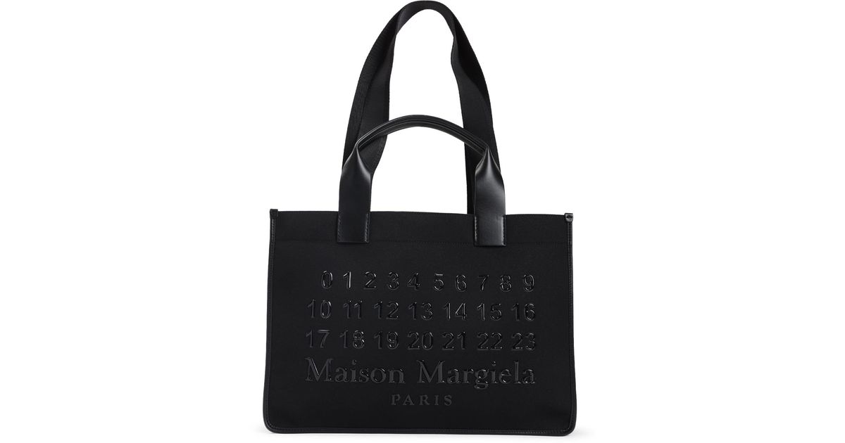 Maison Margiela Cabas Small Shopping Bag in Black | Lyst