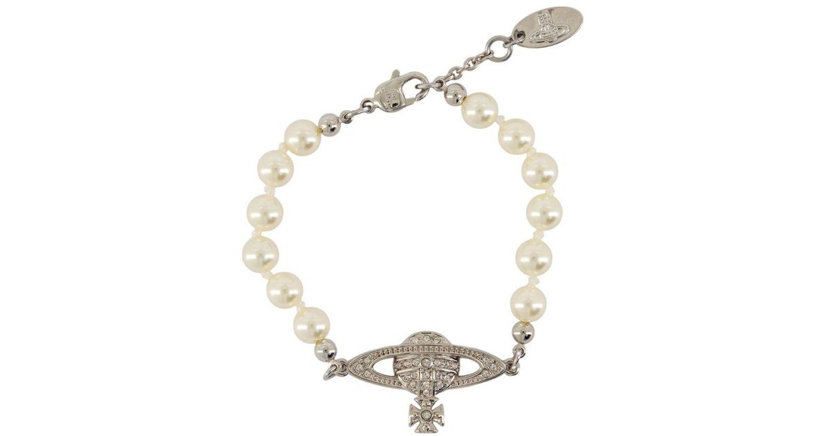 Vivienne Westwood Mini Bracelet in Metallic | Lyst