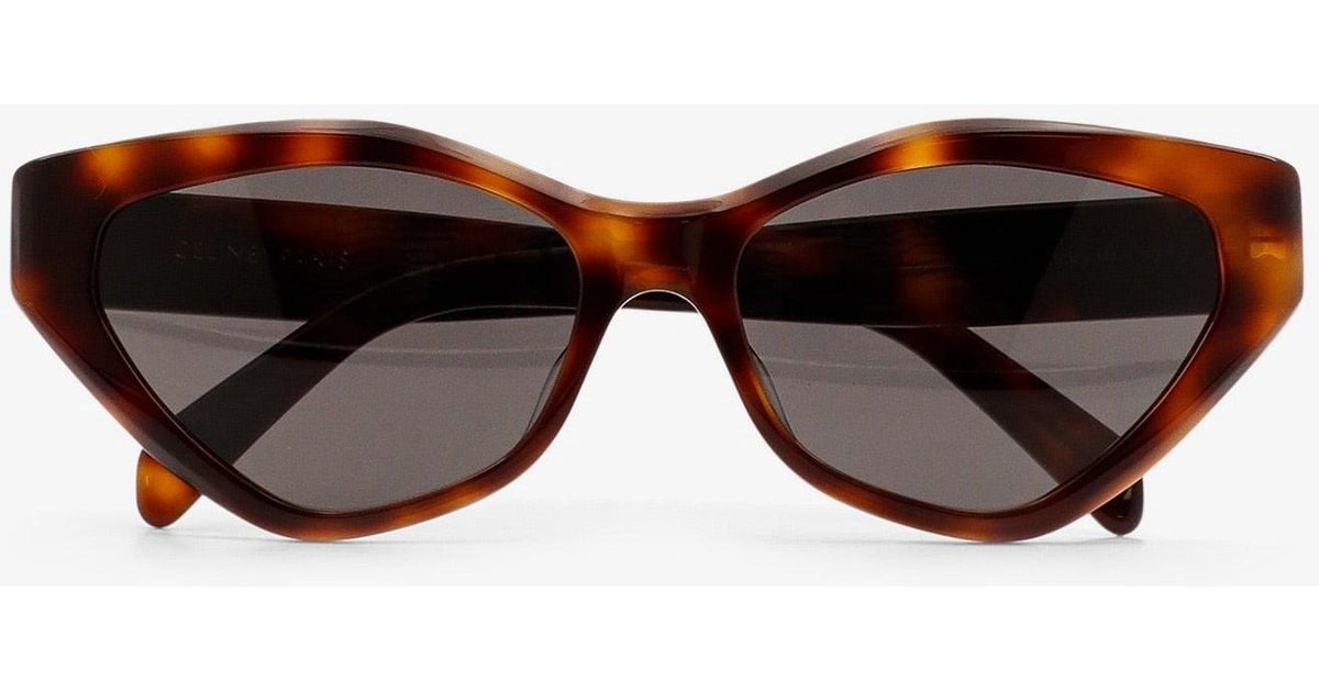 Celine Triomphe 17 Acetate Sunglasses | Lyst