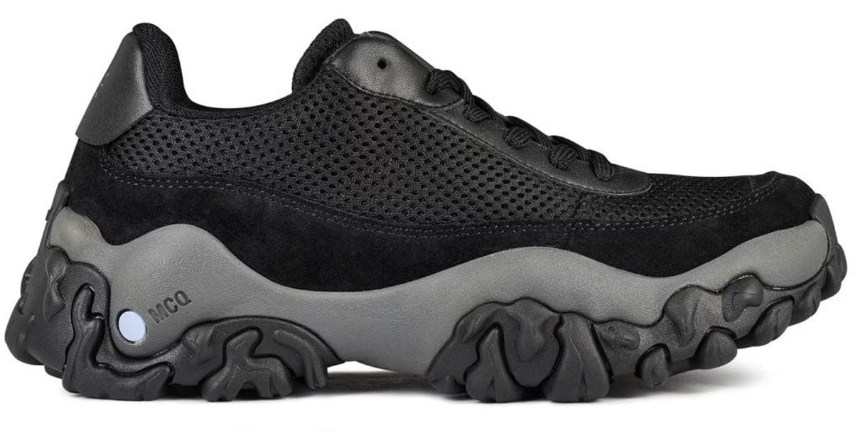 McQマックキューIcon 0 Crimp Low Sneakersスニーカー McQ Icon 0 Crimp Low Sneakers in Black | Lyst