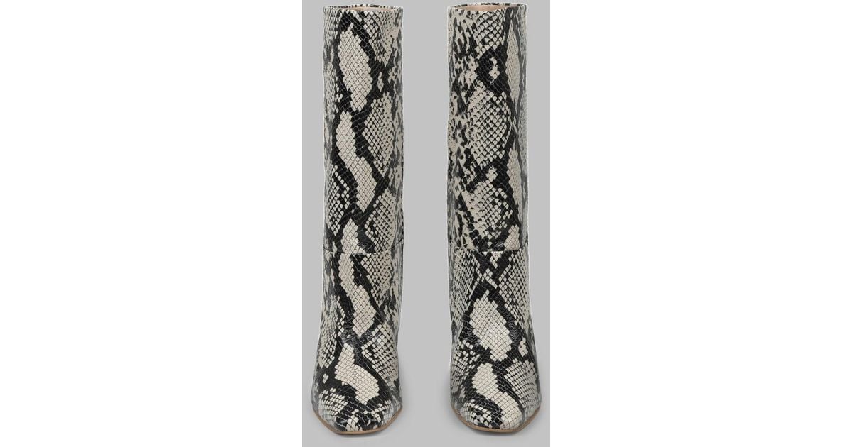 Boot Colour In Alysi Leather Boots in Gray | Lyst