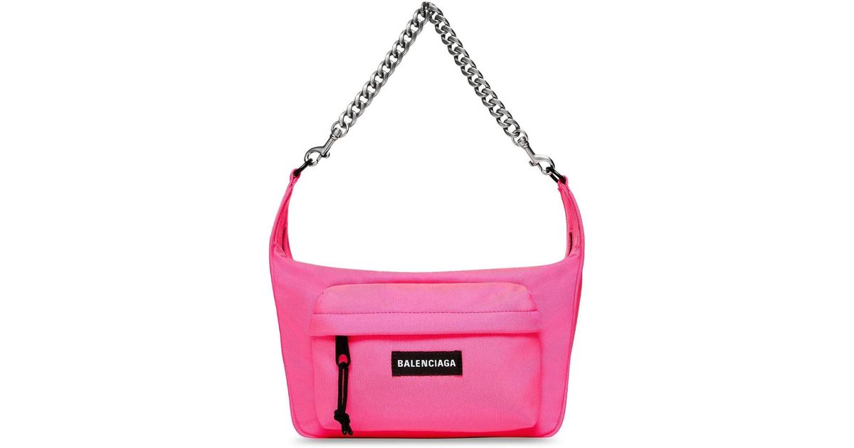 Balenciaga Raver Medium Chained Shoulder Bag in Pink for Men | Lyst