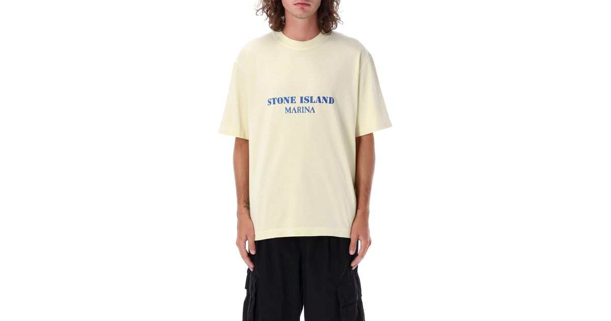 【STONE 】 Marina cotton T-shirt Stone Island MARINA T-SHIRT | hbx | REVERSIBLE