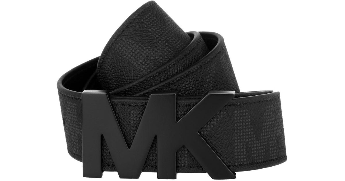Michael Kors Synthetic Mk Hardware Men's Belt Black for Men - Lyst