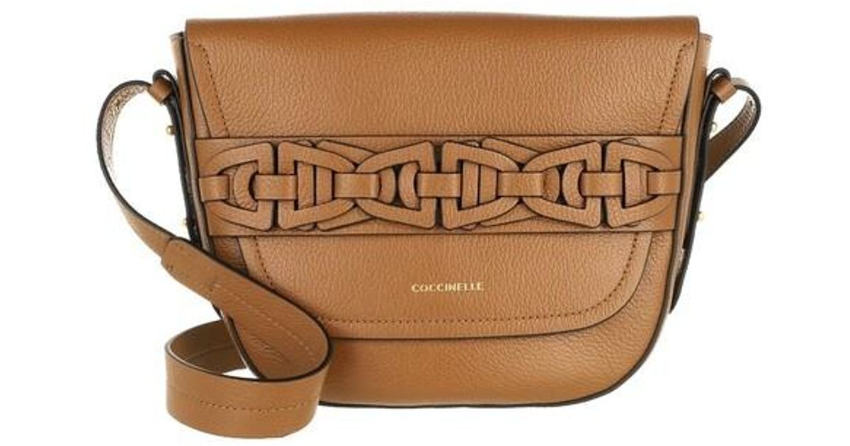 pour dames Logo Crossbody Bag Leather en orange Fashionette Accessoires Sacs & Valises Sacs de voyage 