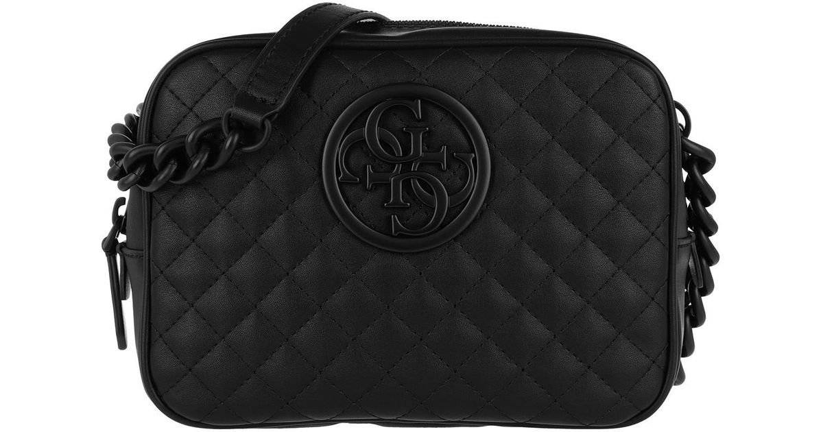 Guess G Lux Crossbody Bag Top Zipper Black In Lyst