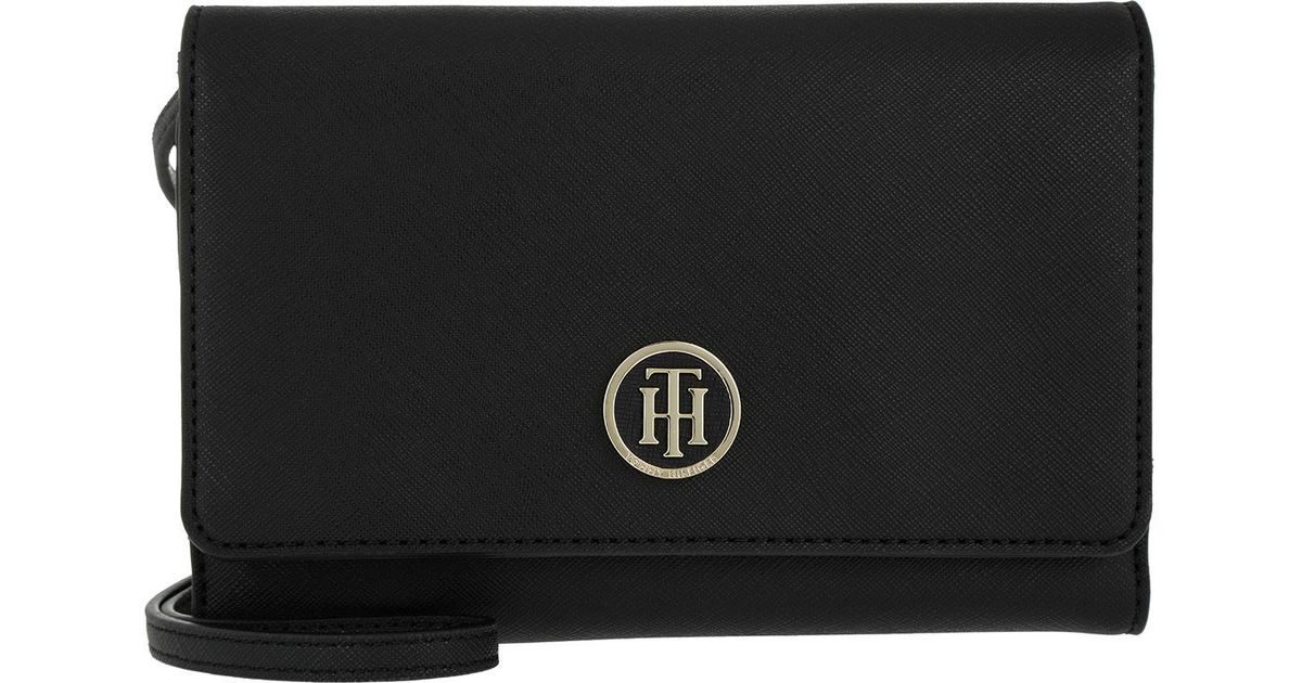 Tommy Hilfiger Synthetic Honey Purse Crossover Black - Lyst