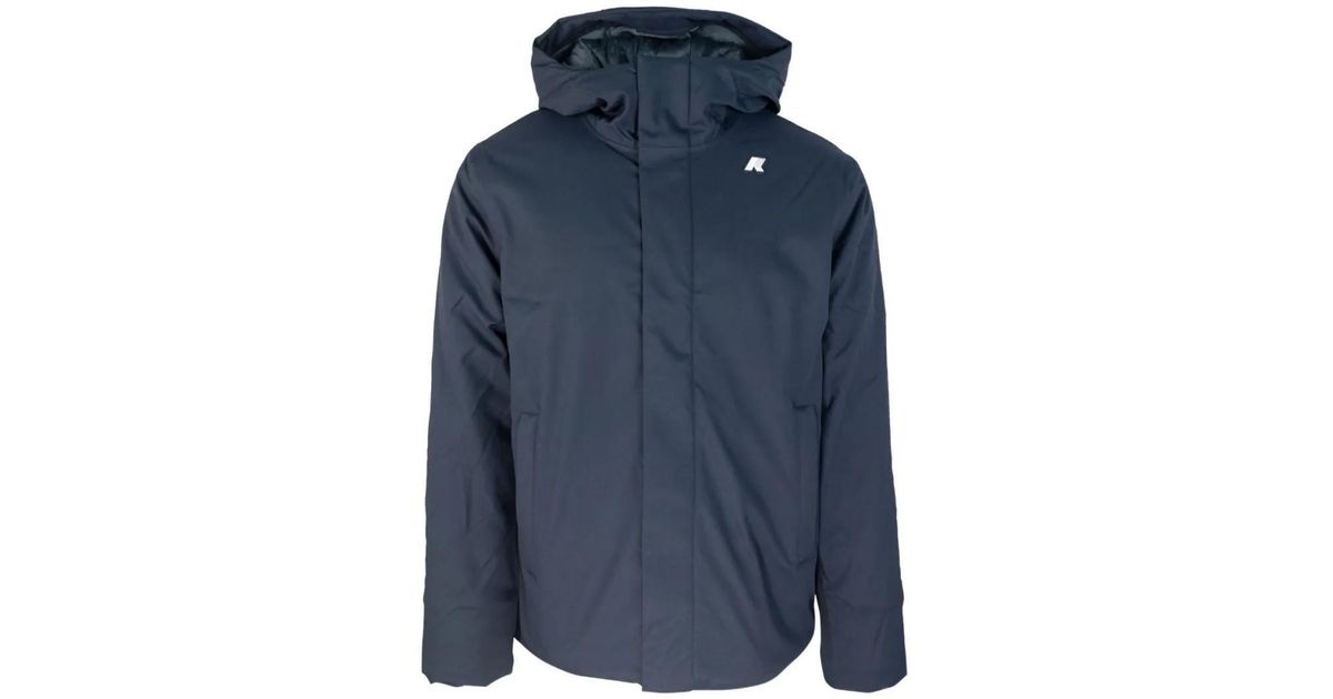 K-Way Jacko Marmota Twill Jacket in Blau für Herren Lyst DE