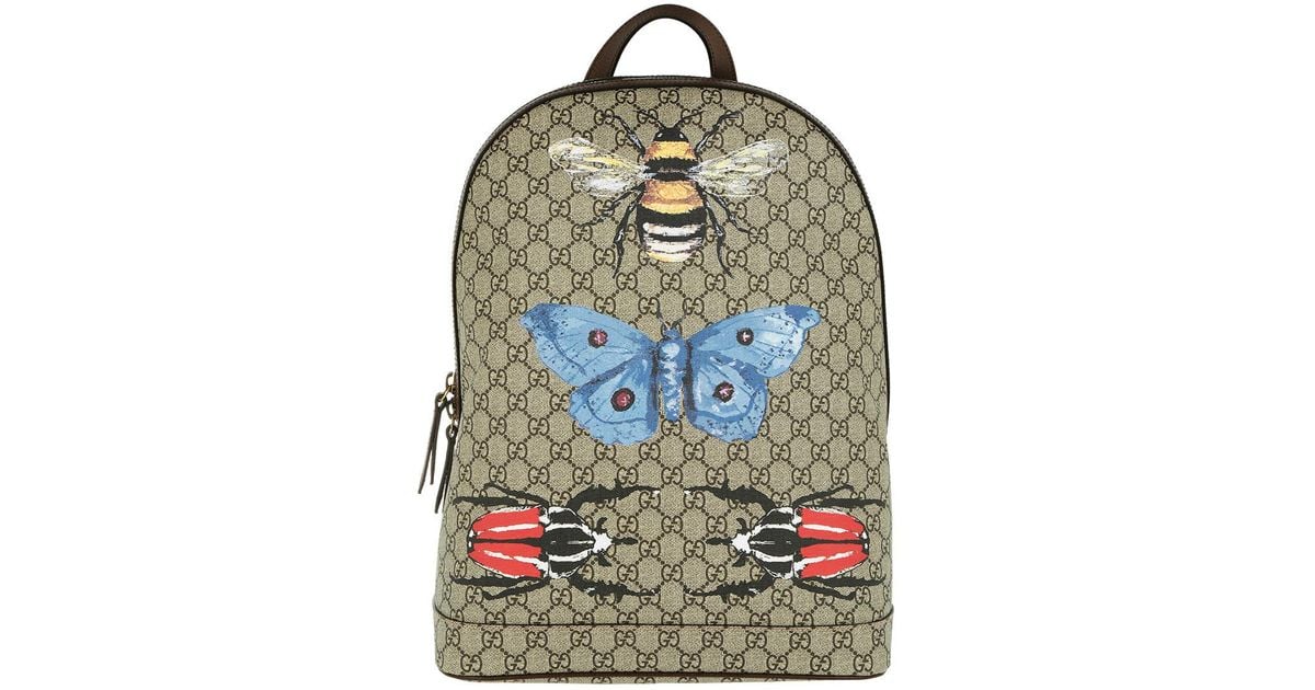 gucci backpack with butterfly