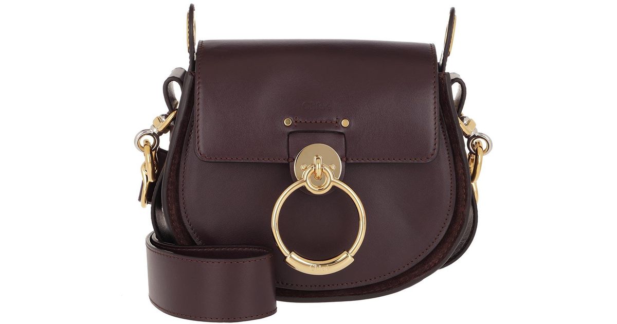 chloe tess bolsa black raisin