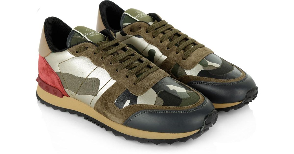 valentino sneakers army green