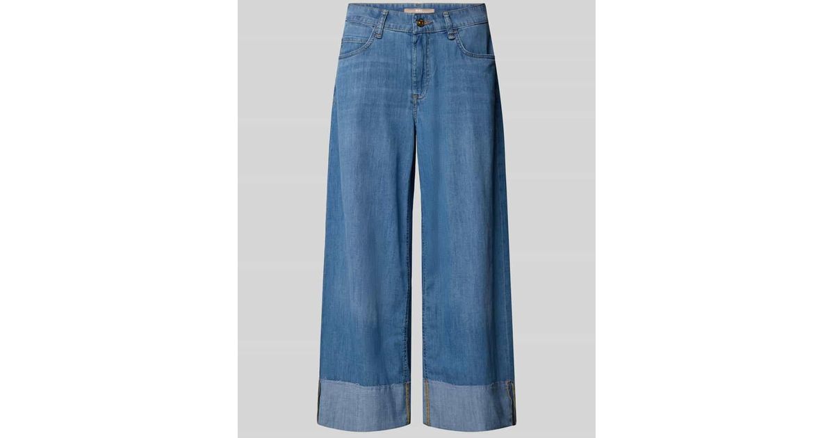 M·a·c Cropped Jeans mit weitem Bein Modell 'NEVADA' in Blau Lyst AT