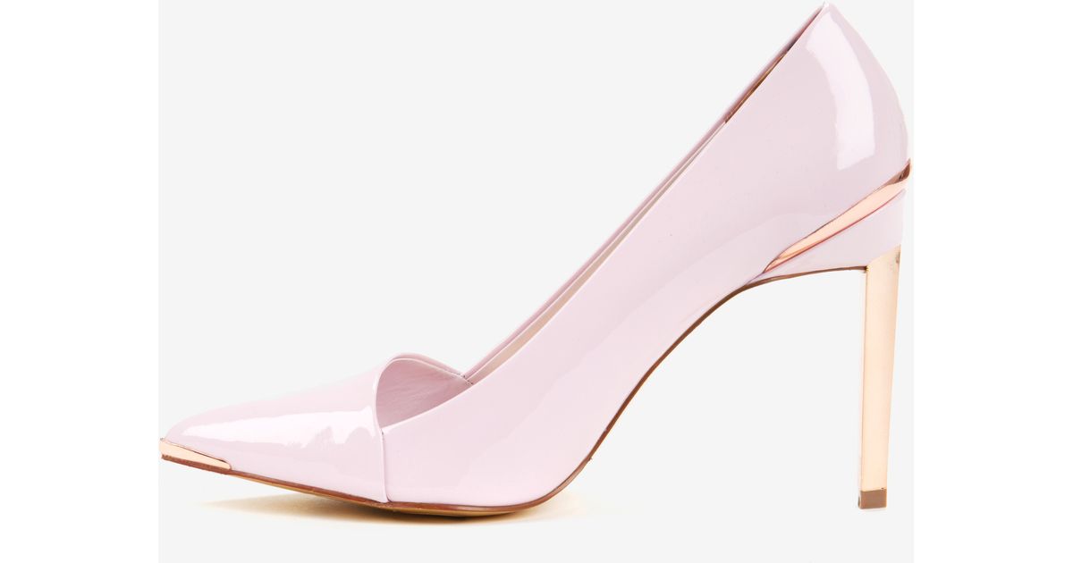 light pink court shoes