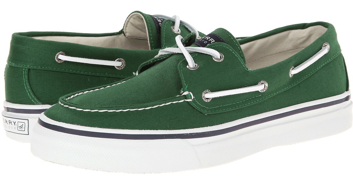 sperry top sider green