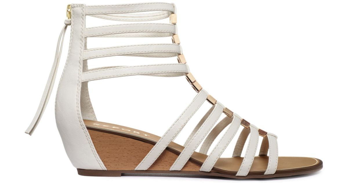 report white sandals