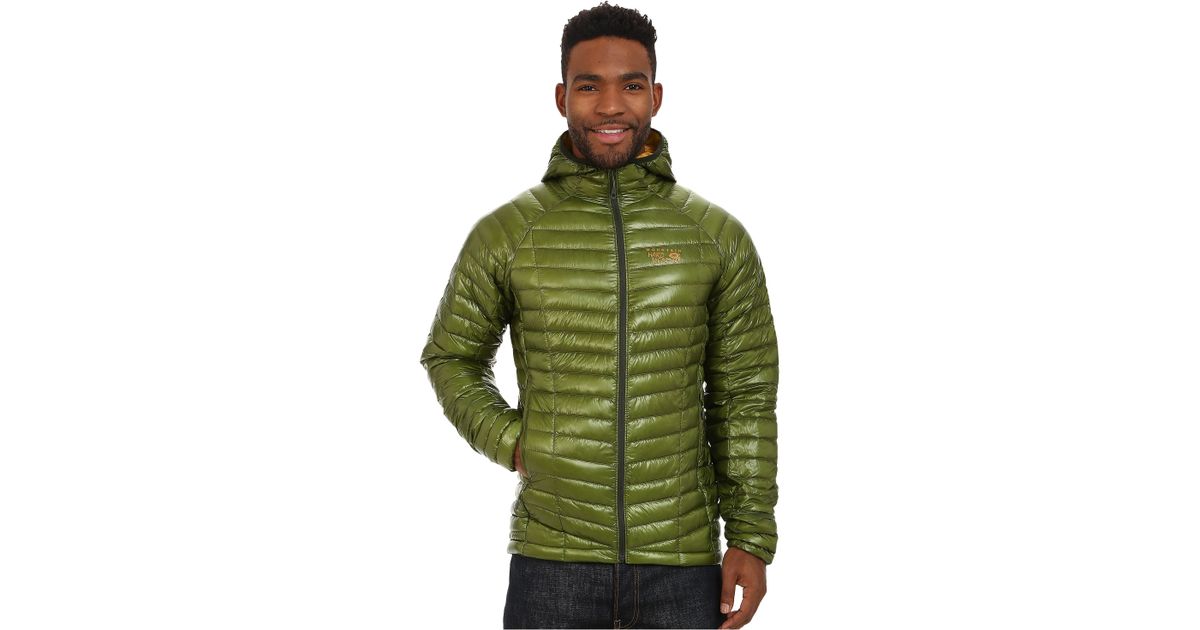 Mountain Hardwear Ghost Whisperer Hooded Down Jacket In Metallic For Men Lyst