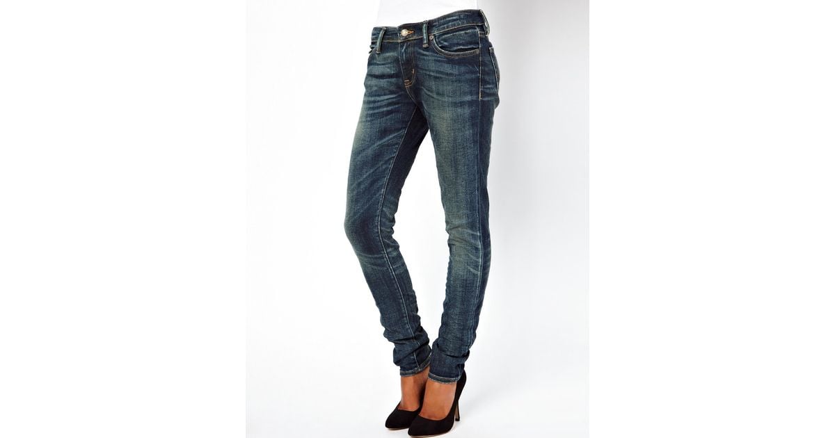 Ralph Lauren Skinny Jeans in Murphy Dark Wash in Blue - Lyst