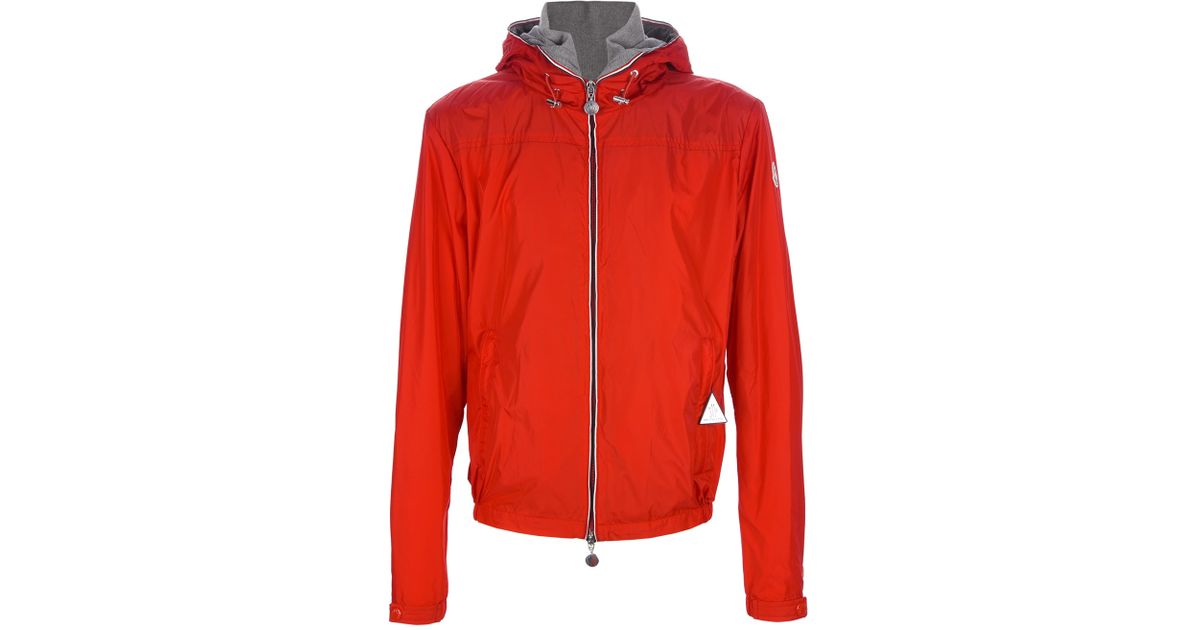 moncler red windbreaker