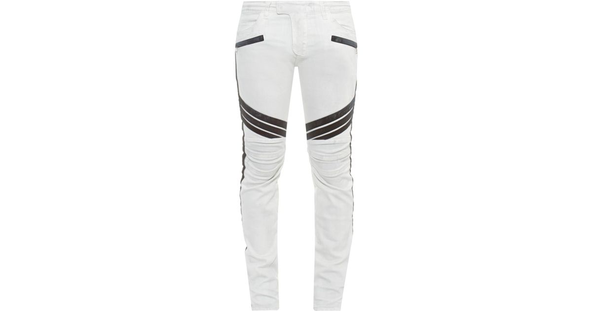 black balmain pants