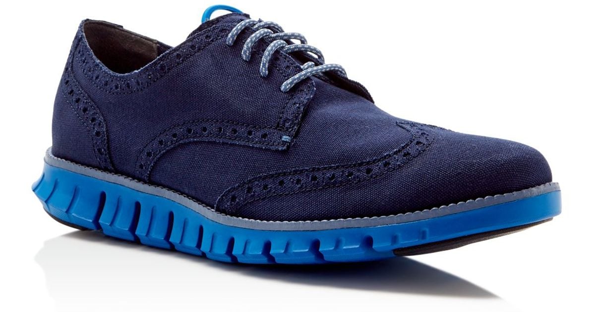 cole haan blue bottom shoes