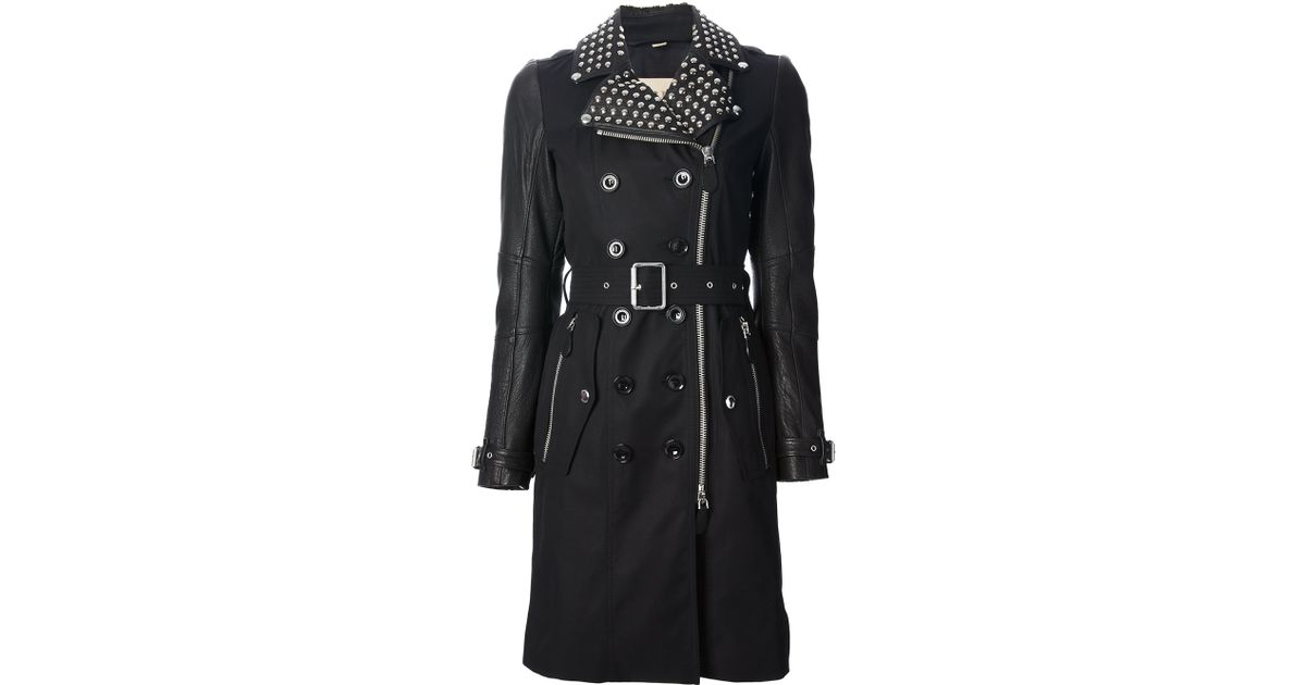 burberry studded trench coat