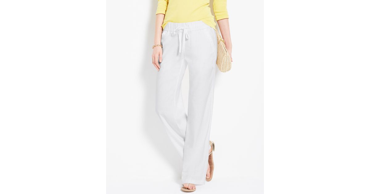 ann taylor white pants