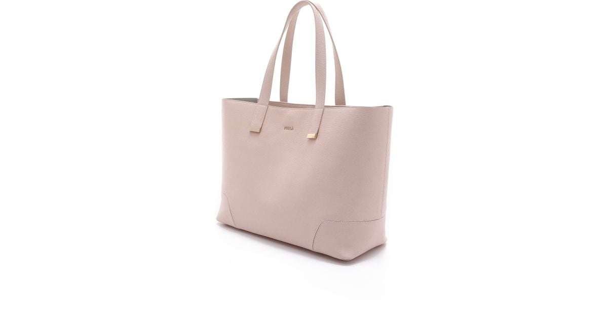 Furla Stacy Large Tote - Pale Pink | Lyst