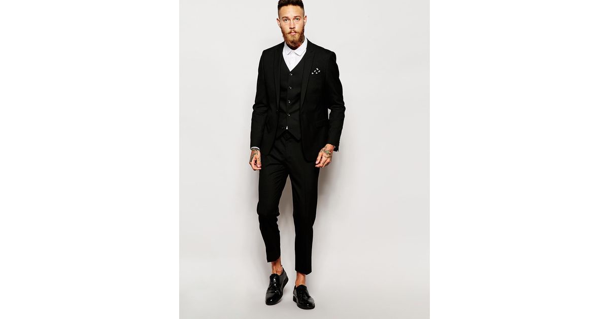 skinny cropped suit pants