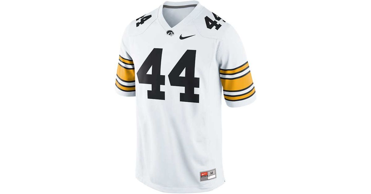 Nike Men'S Iowa Hawkeyes Replica Football Game Jersey in White for Men |  Lyst