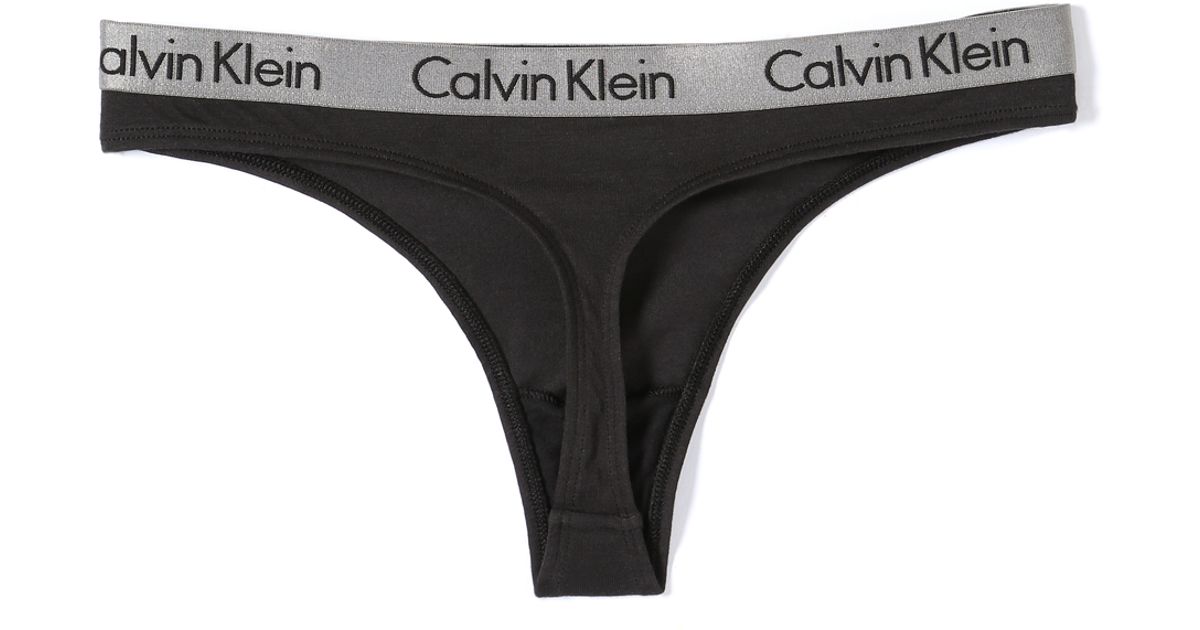 calvin klein cotton thong