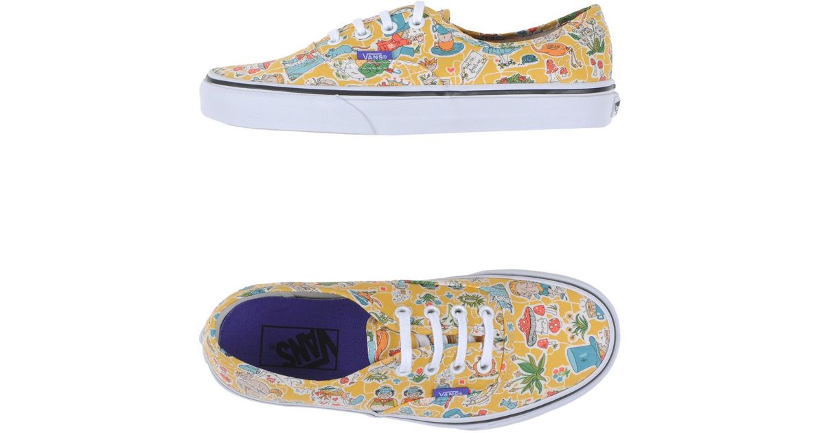 light yellow low top vans