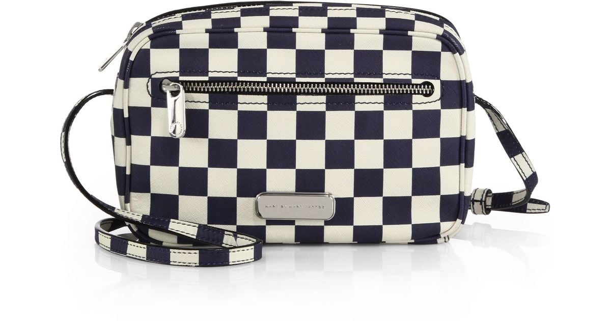 checkered cross body bag