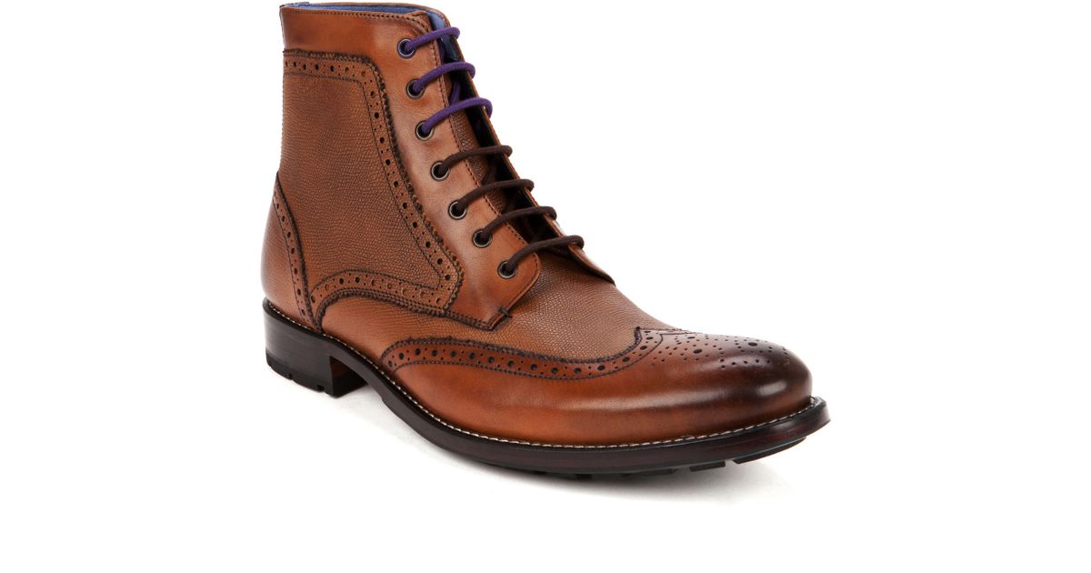 brogue ankle boots mens