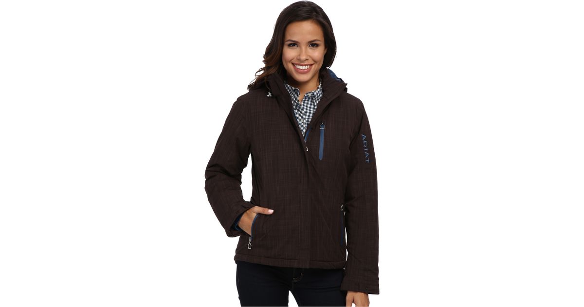 brown ariat jacket women's