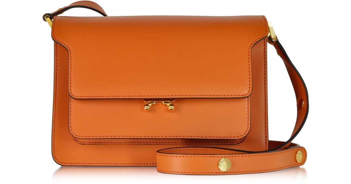 marni trunk orange