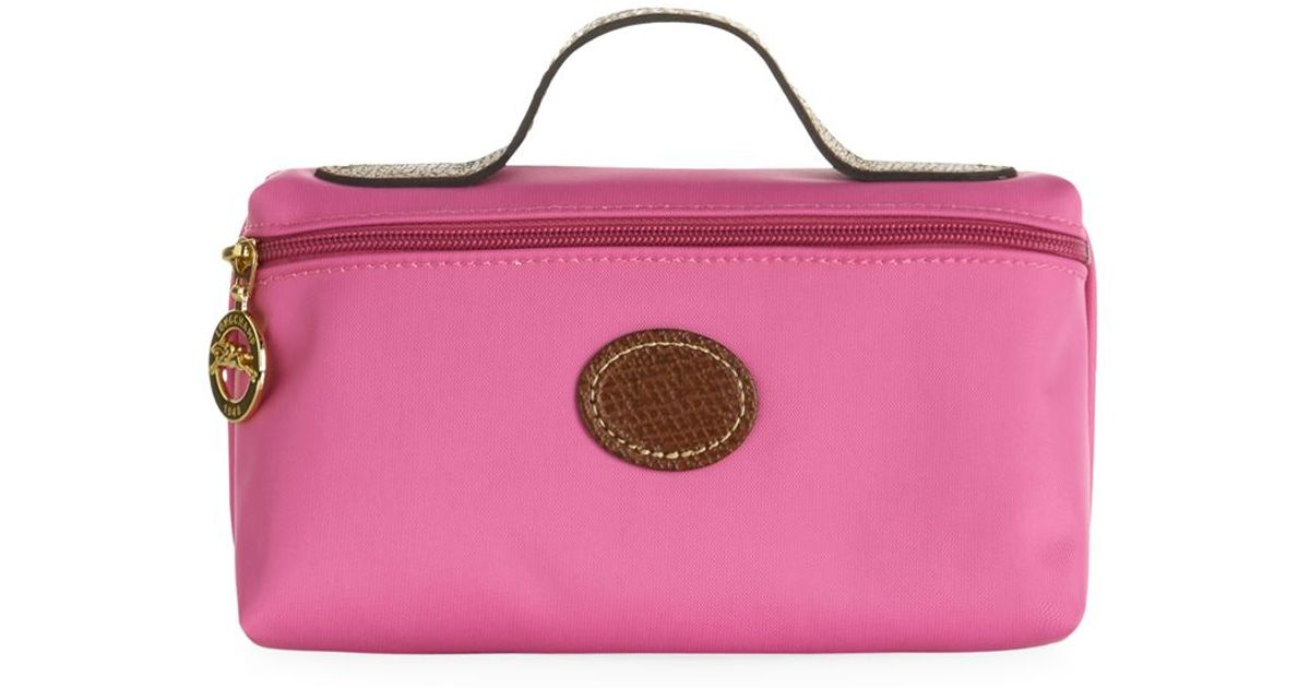 Longchamp Le Pliage Cosmetic Case in Pink | Lyst