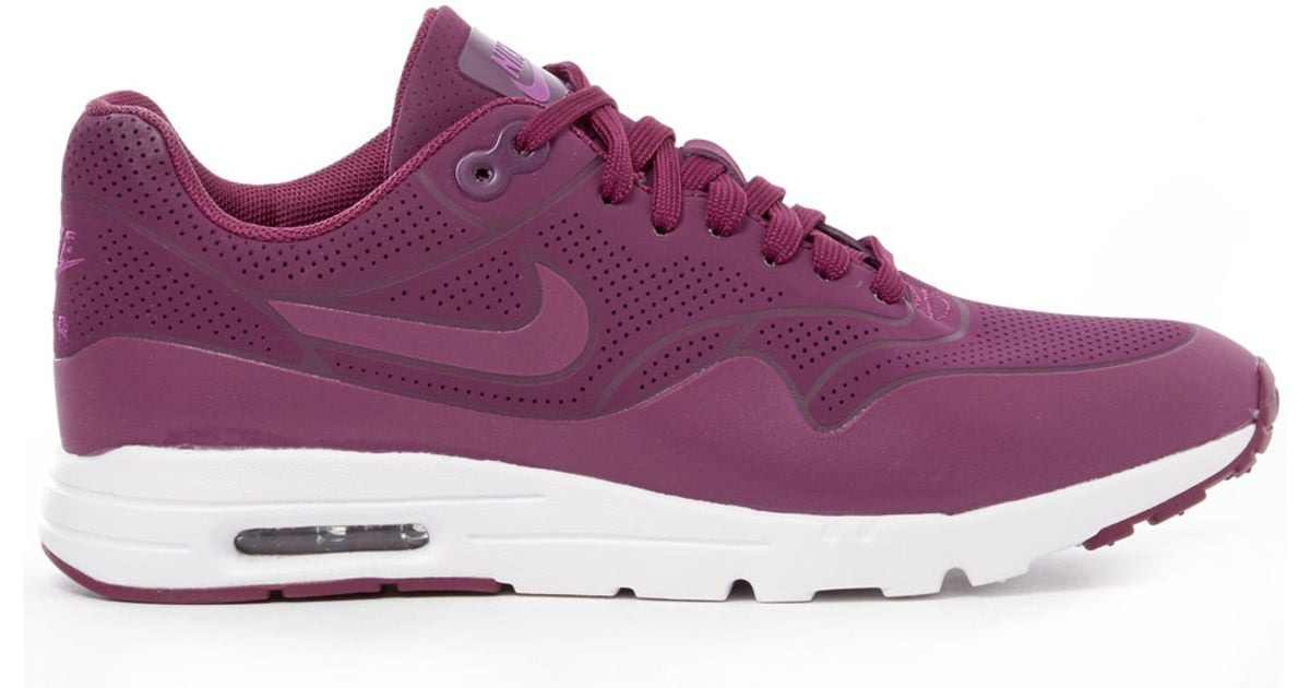 Nike Purple Raspberry Air Max 1 Ultra Moire Trainers Nike Purple Raspberry Air Max 1 Ultra Moire Trainers