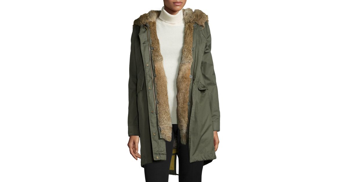 woolrich fur lined parka